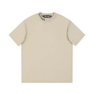Palm angels Cream short-sleeved T-shirt